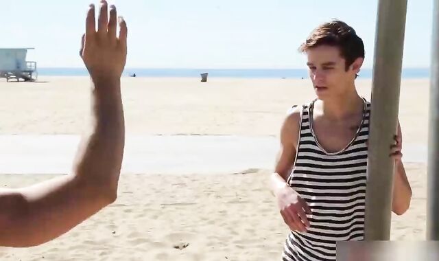 LucaVisconti- A twink ON THE BEACH