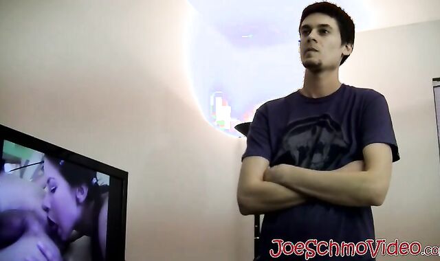 Heterosexual stud poking Father Joes wazoo