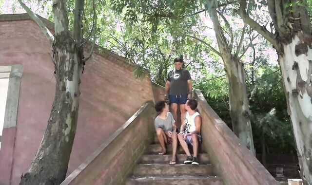 No condom Me Father - Rigid Italo with Wilson sans a condom salivating