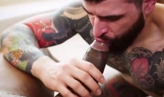 Inked scum luvs phat dark ten-Pounder