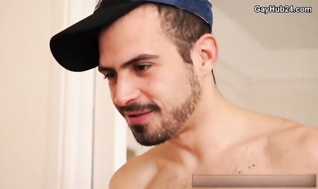 Boning rock hard next to muscle unexperienced