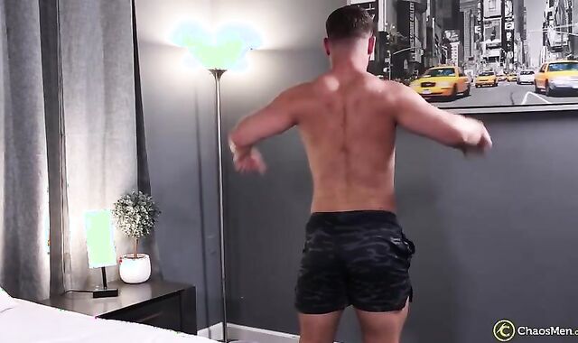 ginormous Father Frolicking WIth His ample dinky Alone!!