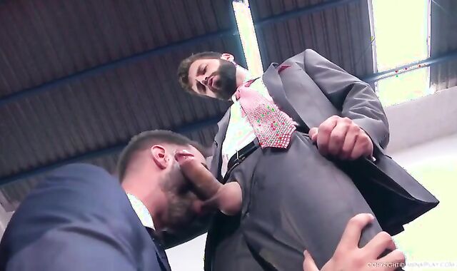 Hector bonks With A Suit On