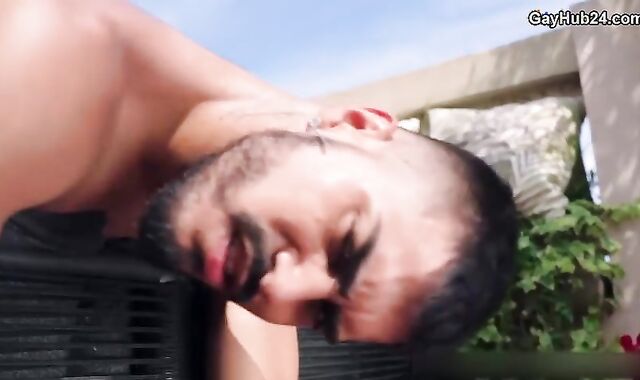 This mega-slut enjoys hefty shlong In His pooper