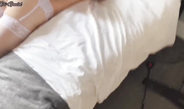 'obedient teenie Takes Father’s moist chisel '