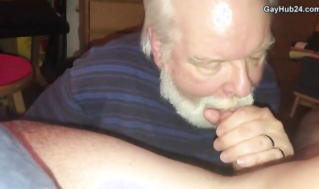 GayHub24.com - Father covets ball mayo