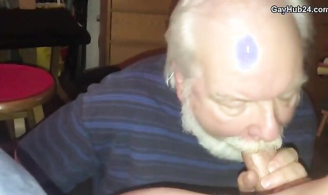 GayHub24.com - Father covets ball mayo