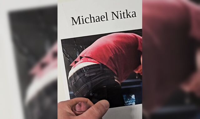 Cumtribute to Michael Nitka's sexy ass