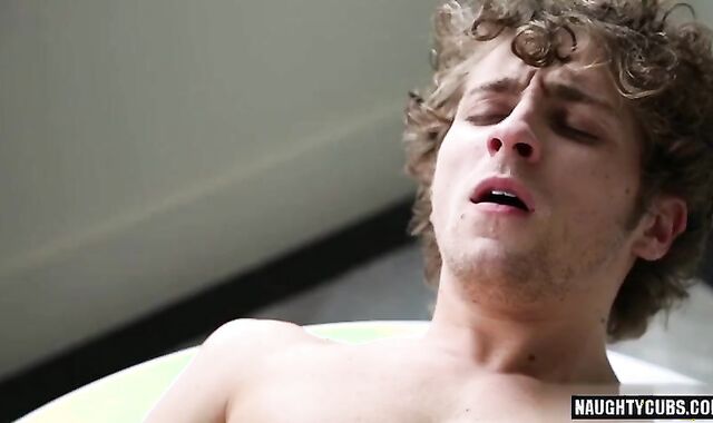 yam-sized ramrod homosexual bum hump With Facial cumshot