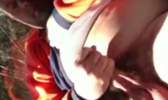 Filming my Step-father Wanking off in his Car