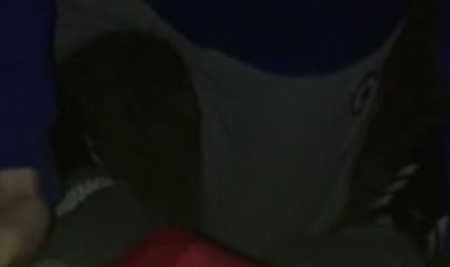 Matt Deep throats Chav Sausage outside