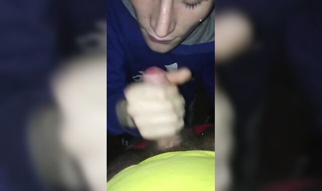 Matt Deep throats Chav Sausage outside