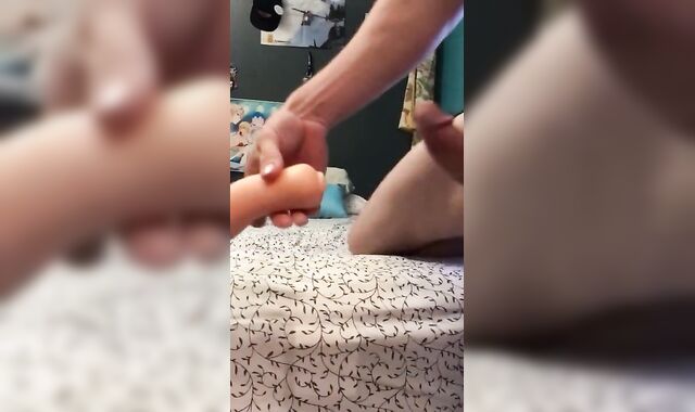 Gorgeous Youmg Guy Rigid with Onahole