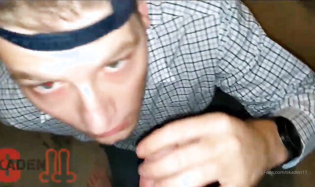 Skaden Gets Throatfucked by Sizzling Baseball Player