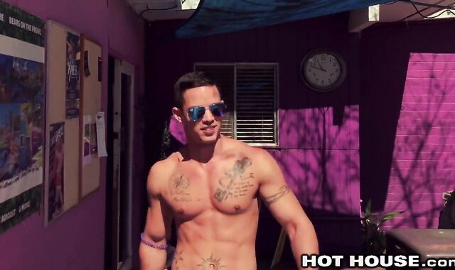 Hothouse - Well-lubed up Jocks Ravage at the Pool