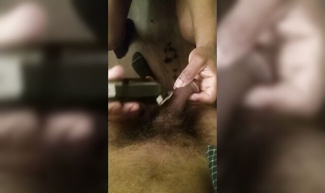 Me getting my Genitals Smooth-shaven by a Acquaintance