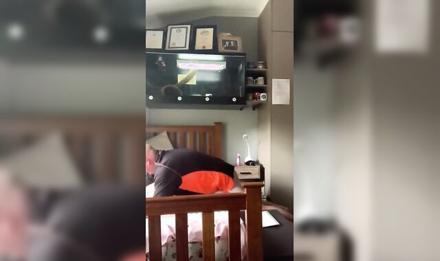 REAL - I WAIT EVERYDAY LIKE THIS FOR FATHER TO COME HOME AND USE ME