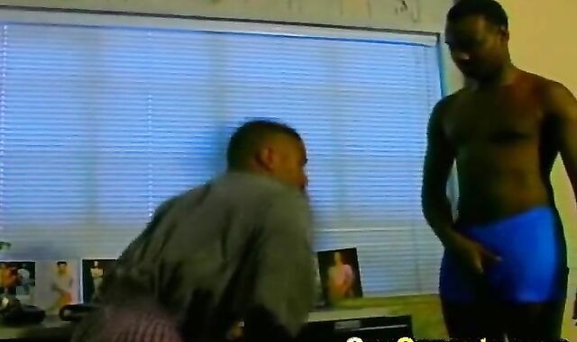 Nice Black Homosexuals Smashed Gonzo in the Office