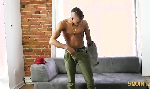 Scorching Mexican Stud Wanking his Sausage
