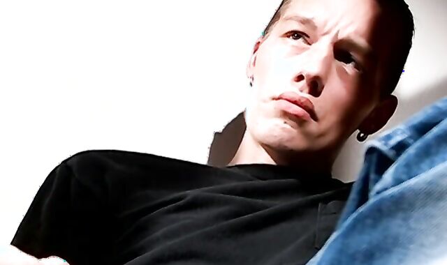 BoysSmoking: Thrilled Jony jerks his uncircumcised knobs succulent juices while smoking