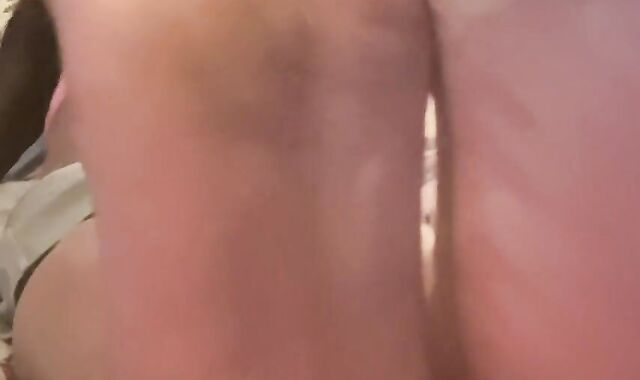 Spunk on Tranny Nude Feet