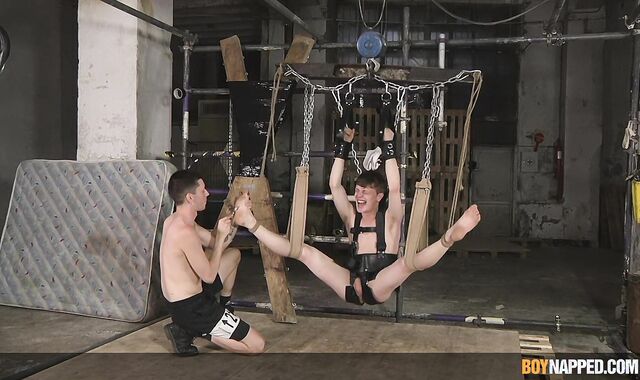 Boynapped - Slave Lovin’ It Too Much Part 1: Exhilarated Lad Likes Soles Kittles And Slapping