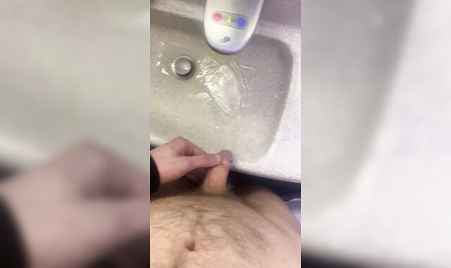 Wanking off and jizz in vapid