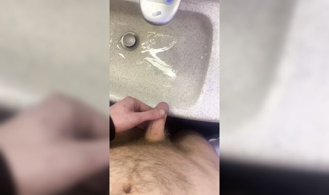 Wanking off and jizz in vapid