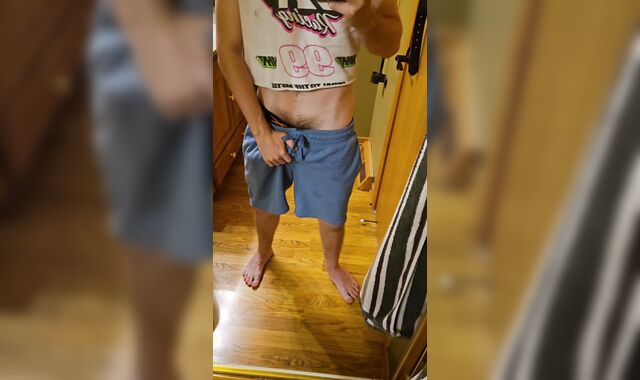 Shooting my geyser on the mirror