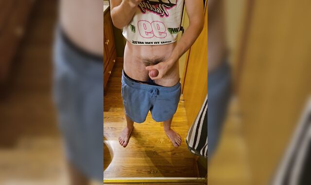 Shooting my geyser on the mirror