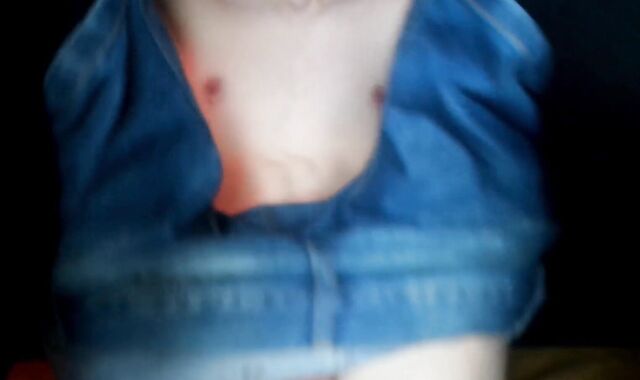 A RED-HOT and TAUT lad takes it ROCK-HARD from a LENGTHY FAKE PENIS in the back of a truck ["Backseat railing"]