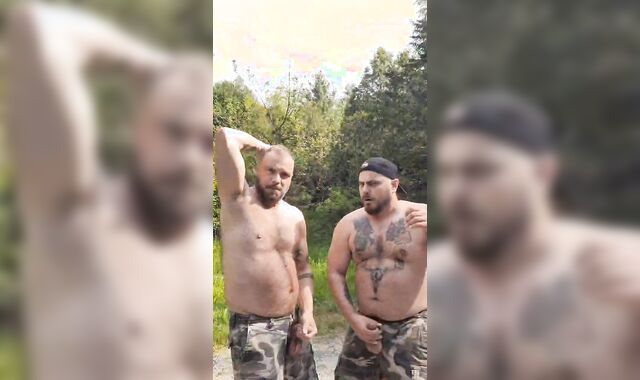 Caught fapping off at older deserted palace