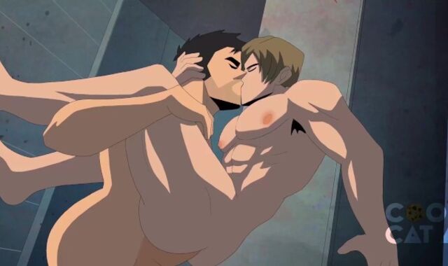 Splendid Wolves Take Turns Pleasing Each Other’s Booty in an Deserted Warehouse