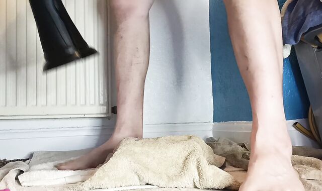 Frolicking with and railing Knuckle Faux-cock , gusto is an understatement, bust & precum