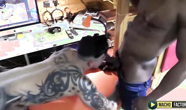 MachoFactory: Compilation of grizzly BIG BLACK COCK wrecking cock-squeezing and beefy arseholes