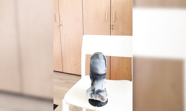 The plaything is called the Buttfuck Bomb XL for a reason: observe it erupt my cornhole