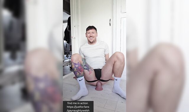 Railing my ample faux-cock till I gape