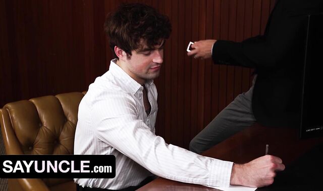 Multitasking Secretary Takes Manager's Beefstick While Writing Emails