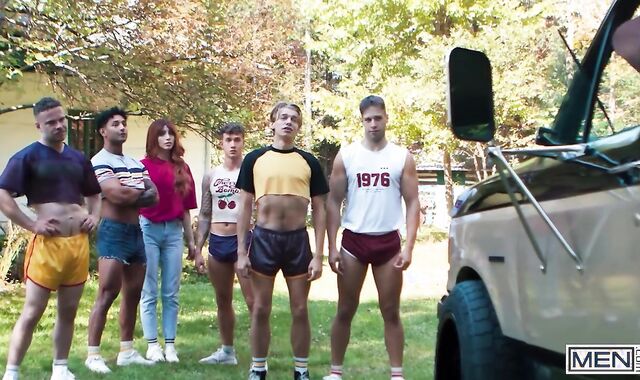 BOYS - Kenzo Alvarez Lets Finn August Rail Him, Then Boinks Him In Condom-free Doggie