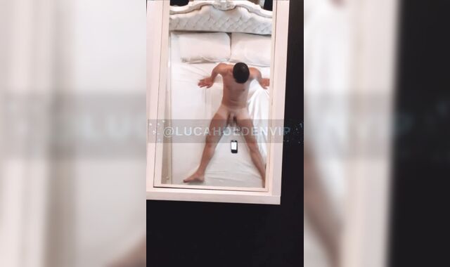 Fat Popshot Alone in Motel Apartment - Solo Getting off