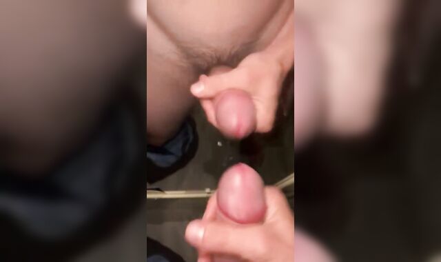 Stroking my massive chisel