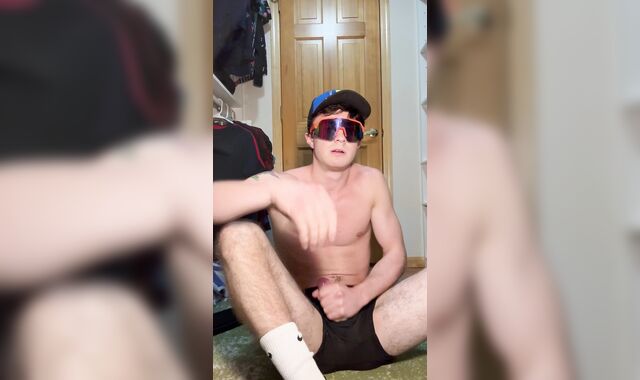 Milky Socks Jock Wank Finger