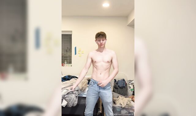 First-timer School Dangled Lad Magically Loses Clothes