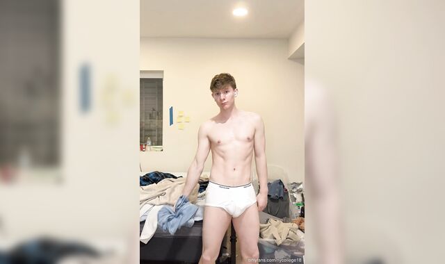 First-timer School Dangled Lad Magically Loses Clothes