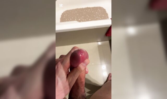 Youthfull Fellow Getting off In Shower, Wailing Noisily And Jism A Enormous Fountain