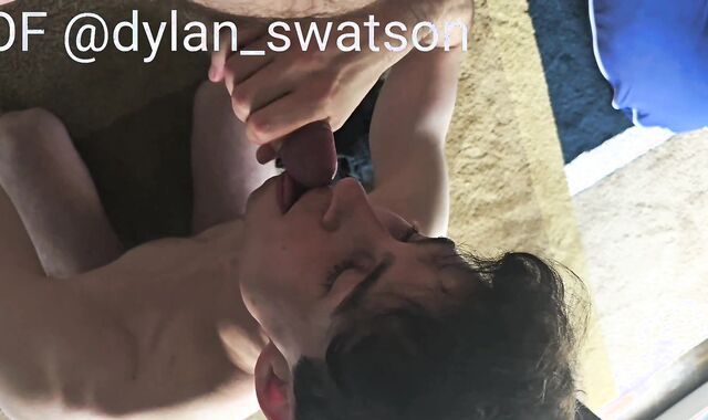 I gargle a fellow with a insatiable donk. money-shot on face