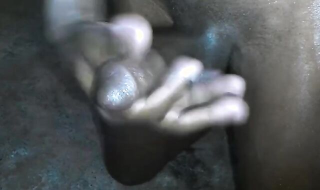 MONSTER EBONY MANMEAT ROCK HARD MILKING