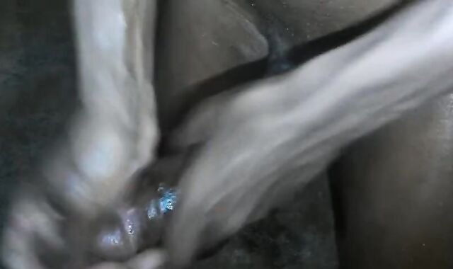 MONSTER EBONY MANMEAT ROCK HARD MILKING