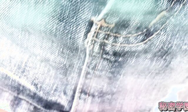 I jacking in microskirt shoes polka dot underpants SecretGakuen