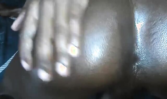 DARK-HUED HOMOSEXUAL TAUT BOOTY FUCKHOLE